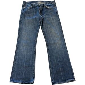 VTG 7 FOR ALL MANKIND Y2K Bootcut Jeans Medium Wash Made in USA SZ 33 T520061U